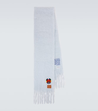 엠브로이더리 모헤어 울 스카프 | Loewe
