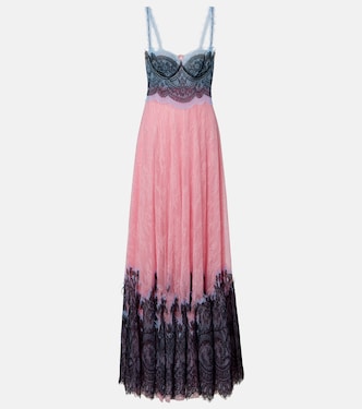 Robe Gallie aus Spitze | Costarellos