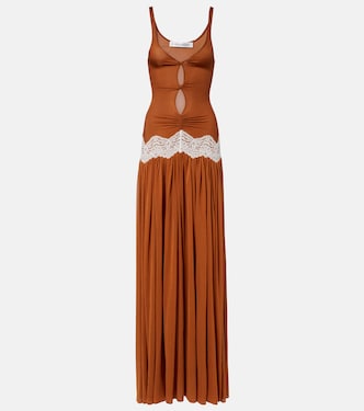 Cutout lace-trimmed gown | Christopher Esber