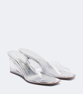 Lupita wedge mules | Amina Muaddi