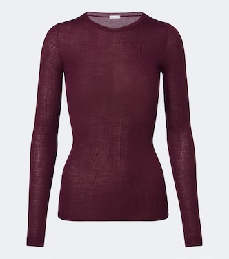 Ribbed-knit wool sweater | Jil Sander