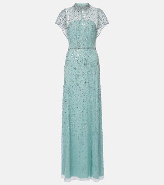 Robe Crystal Drop mit Perlen | Jenny Packham