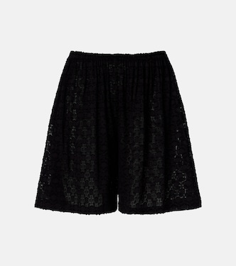 Inoubliable silk and cotton jacquard shorts | Eres