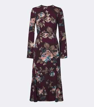 Floral cady midi dress | Erdem