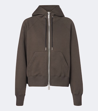 Felpa con cappuccio in jersey di cotone | Sacai