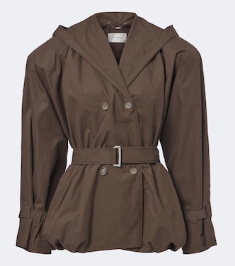 Belted hooded cotton jacket | Magda Butrym