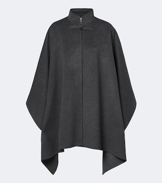 Wool and cashmere poncho | Róhe