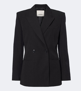 Ranya double-breasted virgin wool blazer | Isabel Marant