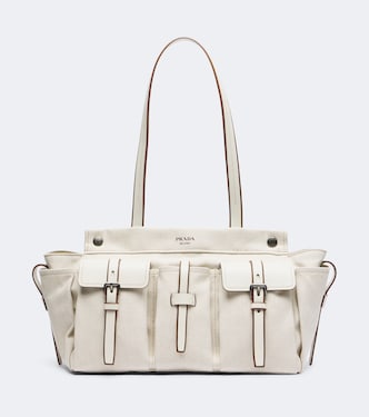 Prada Route Large canvas tote bag | Prada