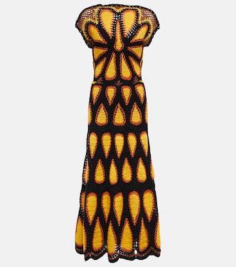 Robe midi Aidy en crochet de cachemire | Gabriela Hearst