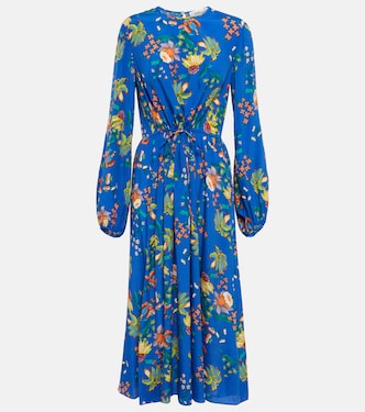 Robe midi Sydney à fleurs | Diane von Furstenberg