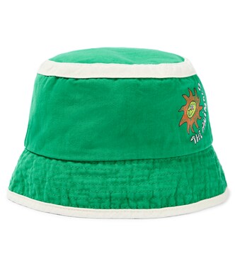 Baby Starfish printed cotton bucket hat | The Animals Observatory