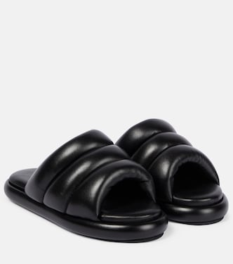 Padded leather slides | Proenza Schouler