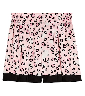 Printed crêpe shorts | Monnalisa