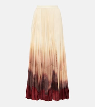 Sif pleated ombré maxi skirt | Altuzarra
