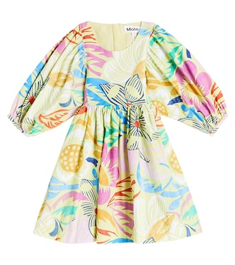 Caio floral ruffled cotton dress | Molo