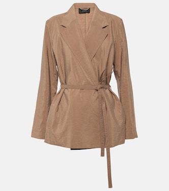 Mayet silk-blend twill blazer | Joseph