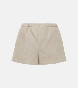 Linen canvas shorts | Valentino