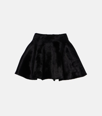 Minifalda flared de mezcla de lana | Alaïa