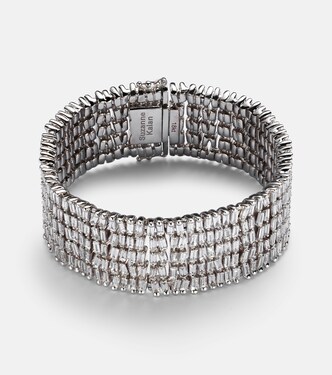 Pulsera de oro blanco de 18 ct con diamantes | Suzanne Kalan