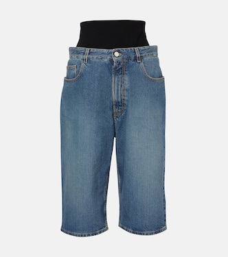 Jeans cropped con gamba arrotondata | Alaïa
