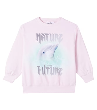 Monti printed cotton sweatshirt | Molo