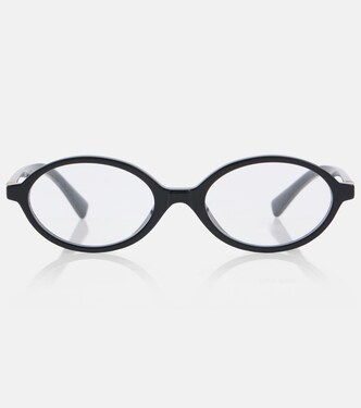 Miu Regard oval glasses | Miu Miu