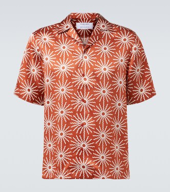 Bedrucktes Hemd Roberto aus Seide | Frescobol Carioca