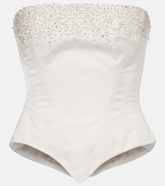 Evie beaded corset  | Clio Peppiatt