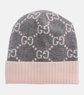 GG cashmere jacquard beanie | Gucci