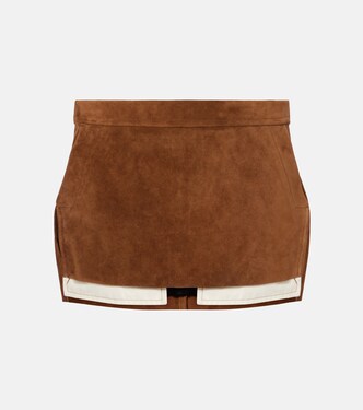 Fog suede miniskirt | Rick Owens
