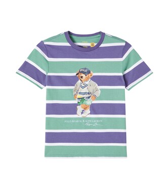 Polo Bear striped cotton T-shirt | Polo Ralph Lauren Kids
