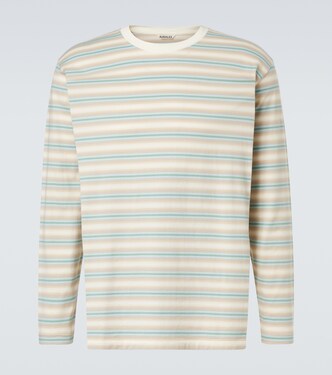 Longsleeve aus Baumwoll-Jersey | Auralee