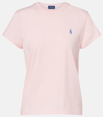 Embroidered cotton jersey T-shirt | Polo Ralph Lauren