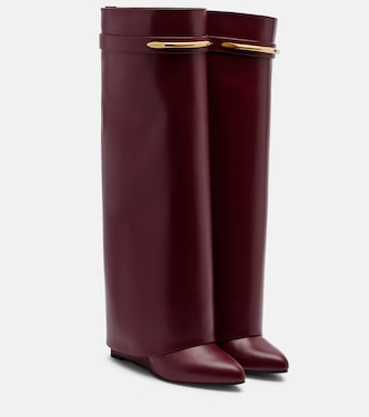 Shark 95 leather knee-high boots | Givenchy