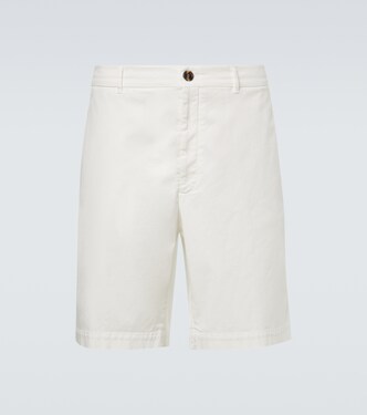 Bermuda en coton mélangé | Brunello Cucinelli