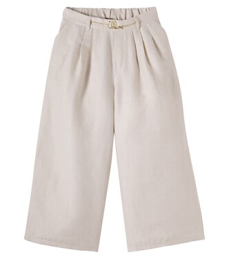 Linen and cotton pants | Chloé Kids