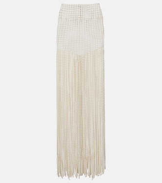 Trompe l’œil wide-leg pants | Alaïa