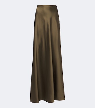 Masina satin maxi skirt | Ralph Lauren Collection