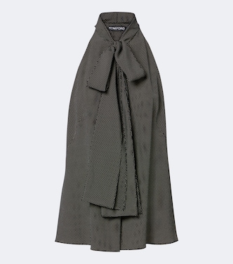 Top en soie à pois | Tom Ford