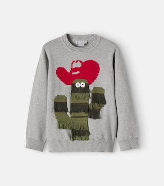 Embroidered cotton sweater | Stella McCartney Kids