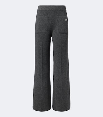Wool and cashmere wide-leg pants | Victoria Beckham