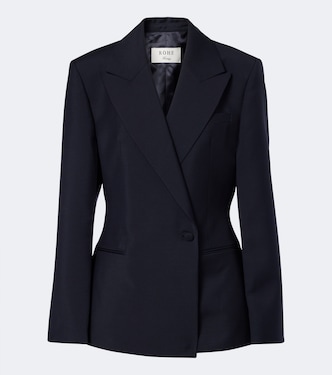 Blazer aus Wolle und Mohair | Róhe