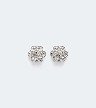 Ohrringe Flora aus 18kt Weißgold mit Diamanten | Anita Ko