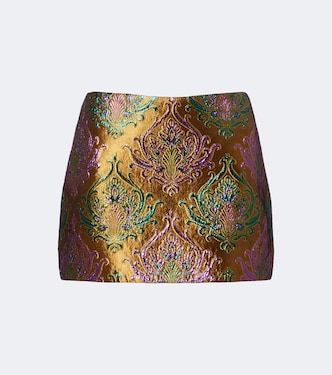 Delphira brocade miniskirt | Retrofête