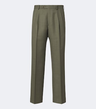 Gerade Hose aus Wolle | Auralee