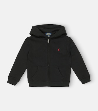 Zipped cotton-blend hoodie | Polo Ralph Lauren Kids