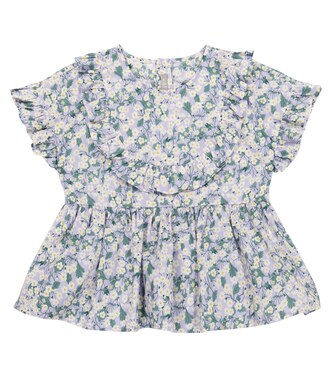 Floral cotton top | Il Gufo