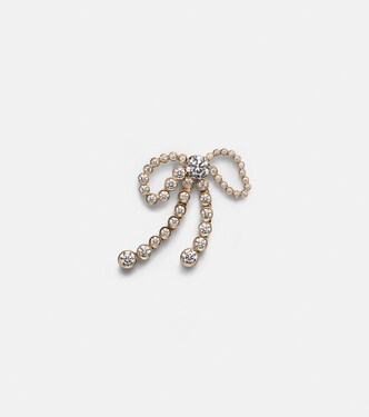 Rosette de Diamant 18kt gold single earring with diamonds | Sophie Bille Brahe