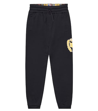 Logo cotton jersey sweatpants | Dolce&Gabbana Kids